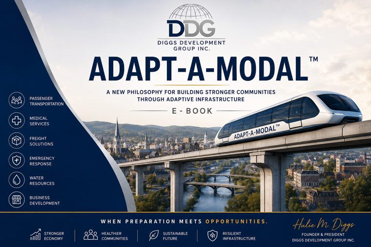 Adapt-a-Modal elevated transportation concept introducing the e-book vision